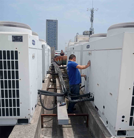 张店中央空调制热和不制冷系统维修方法